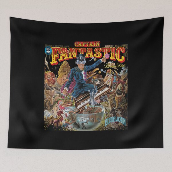 Item preview, Captain Fantastic Elton John Comic Cover Art designed and sold by RosemarieKelpin.