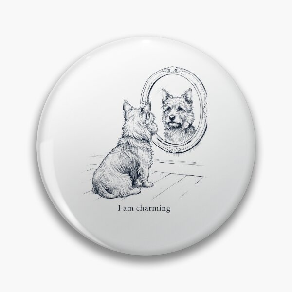 Artikelvorschau, Australian Terrier Ich bin charmant Spiegel-Meme Hundeliebhaber entworfen und verkauft von dian-rody-crest.