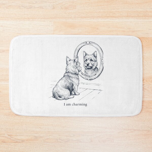 Item preview, Australian Terrier I Am Charming Mirror Meme Dog Lover designed and sold by dian-rody-crest.