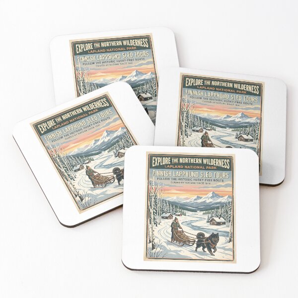 Item preview, Finnish Lapphund Frozen River Guide designed and sold by PictoVibe.