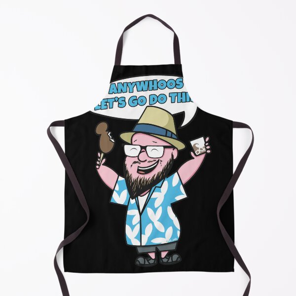 Item preview, Lets Go Do This Fun Cartoon Man With Fried Chicken Drink designed and sold by RosemarieKelpin.