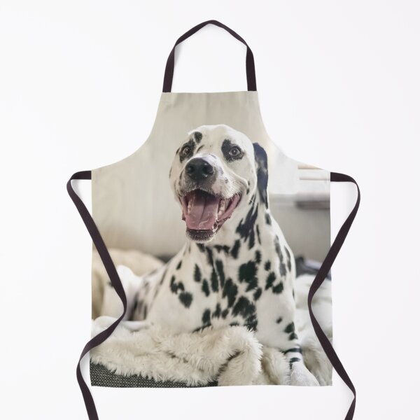 Item preview, Smiling Dalmatian Dog Lying on a Fluffy Blanket designed and sold by VanGaldo.