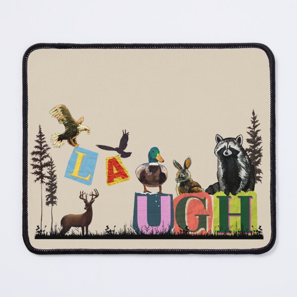 Item preview, LAUGH Woodland Animals – Funny Animal Wordplay Art designed and sold by ArtistsAtticWI.