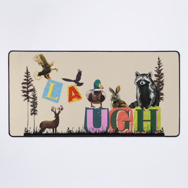Item preview, LAUGH Woodland Animals – Funny Animal Wordplay Art designed and sold by ArtistsAtticWI.