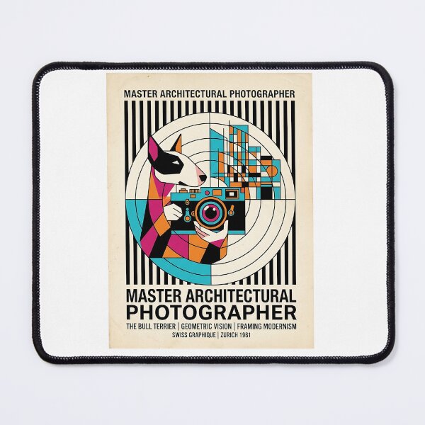 Item preview, Bull Terrier Architectural Photographer designed and sold by PictoVibe.