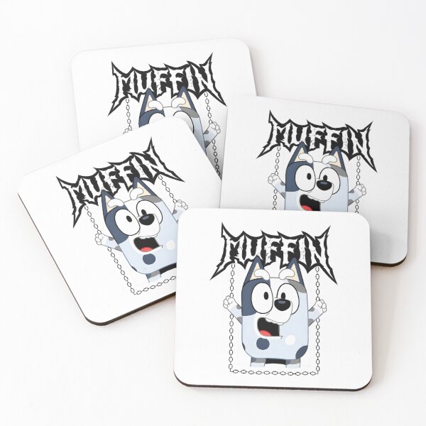 Artikelvorschau, Muffin Dog Bluey Gothic Heavy Metal entworfen und verkauft von visionnen.