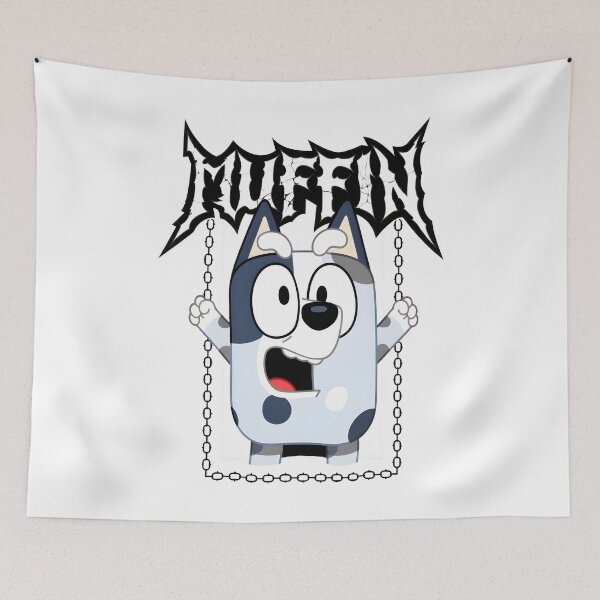 Item preview, Muffin Dog Bluey Gothic Heavy Metal designed and sold by visionnen.