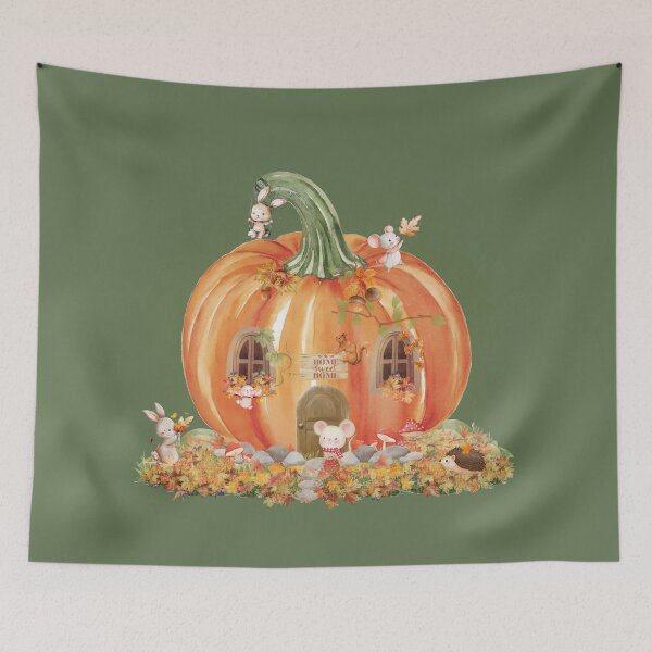 Item preview, Fall in Pumpkin Hollow designed and sold by StuffWeMade.