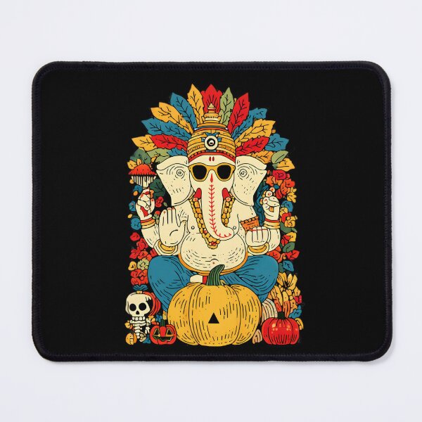 Item preview, Cool Elephant Halloween Archway Feather Blessing Pumpkin Pop Art designed and sold by PANNARUK THAILAND.