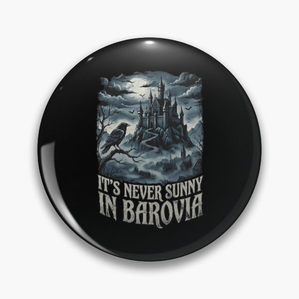 Item preview, Never Sunny In Barovia Gothic Castle Raven Art designed and sold by RosemarieKelpin.