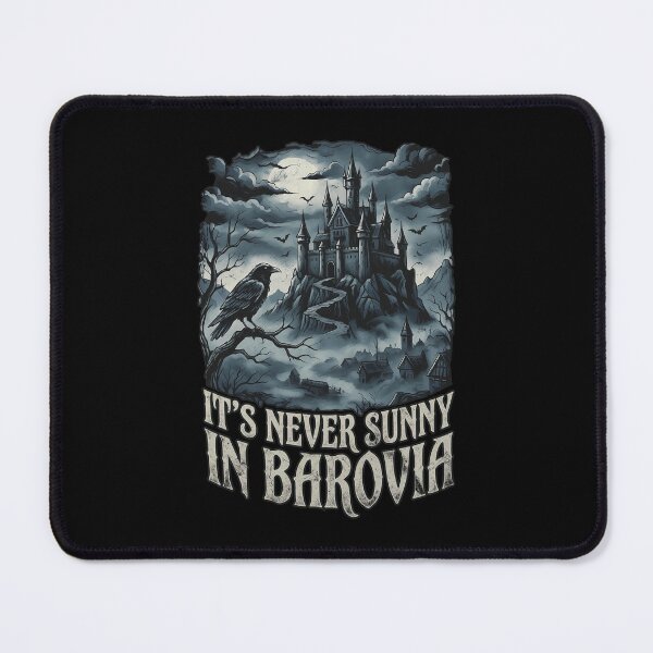 Item preview, Never Sunny In Barovia Gothic Castle Raven Art designed and sold by RosemarieKelpin.