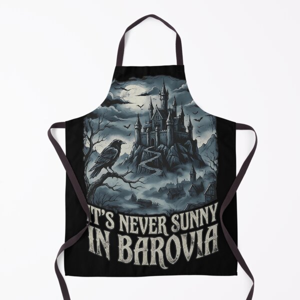 Item preview, Never Sunny In Barovia Gothic Castle Raven Art designed and sold by RosemarieKelpin.