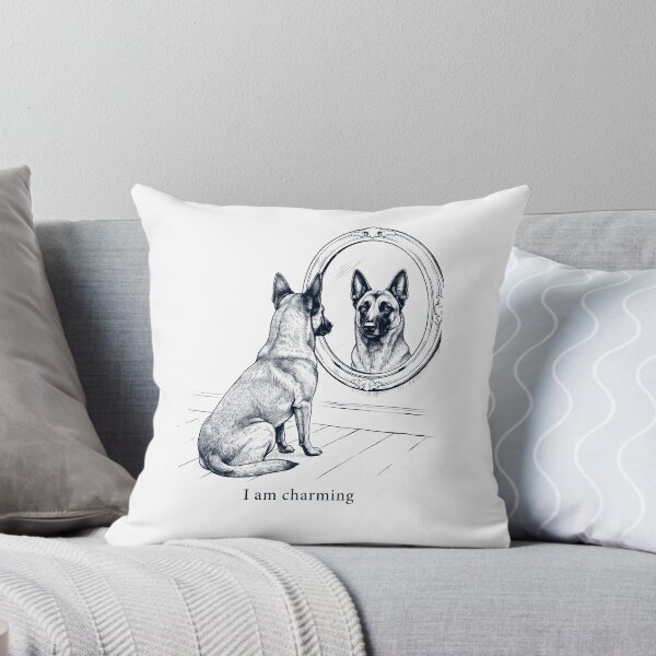 Item preview, Belgian Malinois I Am Charming Mirror Meme Dog Lover designed and sold by dian-rody-crest.