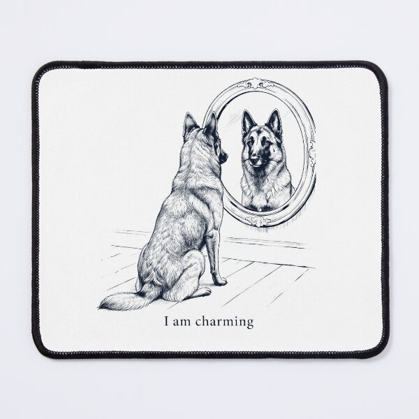 Item preview, Belgian Shepherd I Am Charming Mirror Meme Dog Lover designed and sold by dian-rody-crest.