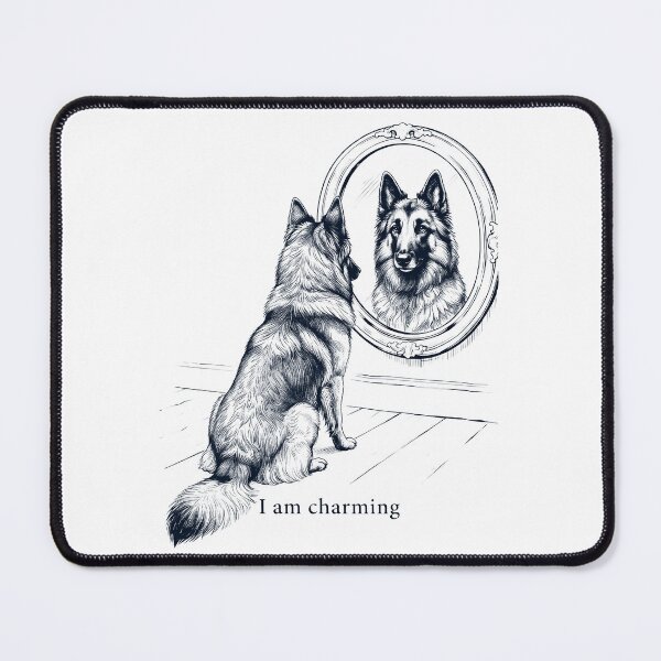 Item preview, Belgian Tervuren I Am Charming Mirror Meme Dog Lover designed and sold by dian-rody-crest.