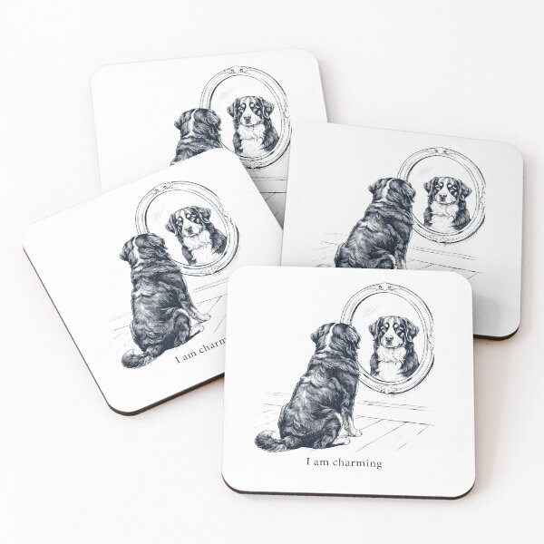 Item preview, Bernese Mountain Dog I Am Charming Mirror Meme Dog Lover designed and sold by dian-rody-crest.