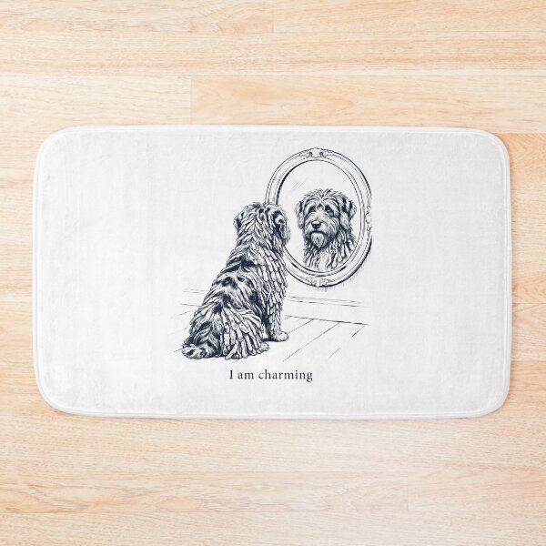 Item preview, Bergamasco Shepherd I Am Charming Mirror Meme Dog Lover designed and sold by dian-rody-crest.