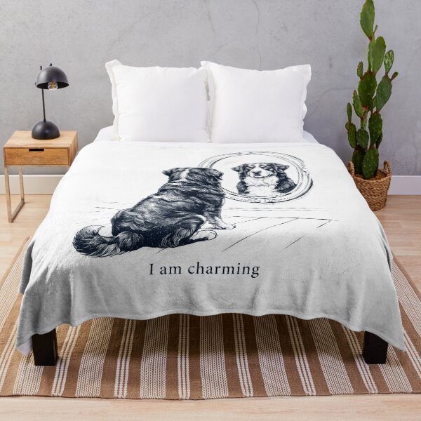 Item preview, Bernese Mountain Dog I Am Charming Mirror Meme Dog Lover designed and sold by dian-rody-crest.