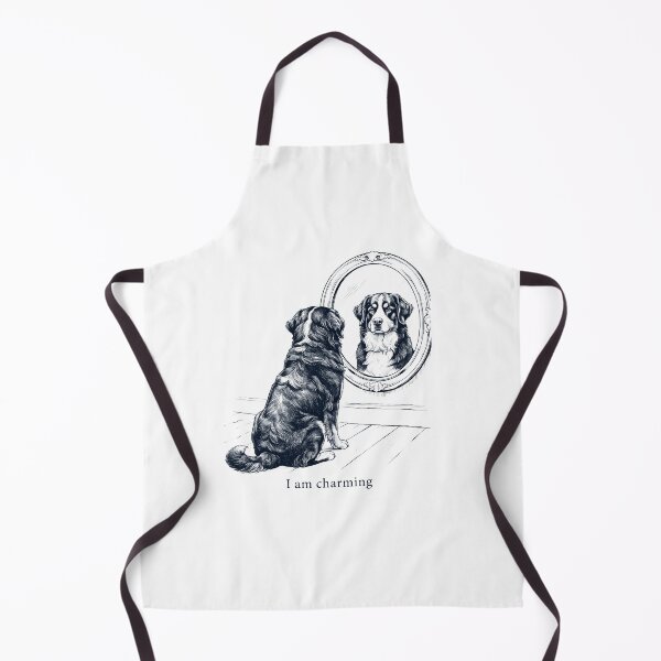 Item preview, Bernese Mountain Dog I Am Charming Mirror Meme Dog Lover designed and sold by dian-rody-crest.