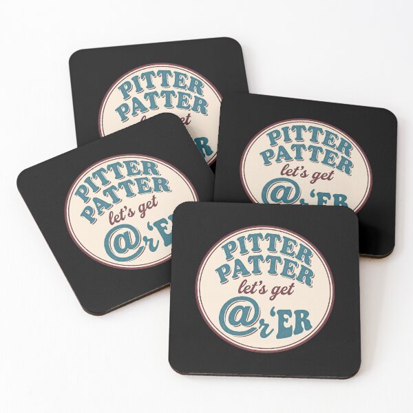 Item preview, Pitter Patter Lets Get Humor Graphic  designed and sold by Tateandervort.