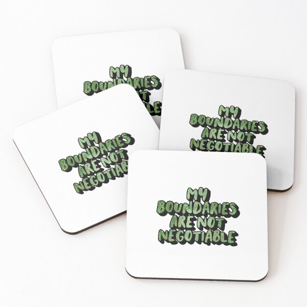 Item preview, My boundaries are not negotiable designed and sold by SidderBug Designs.