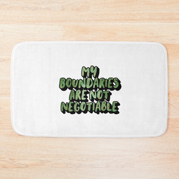 Item preview, My boundaries are not negotiable designed and sold by SidderBug Designs.