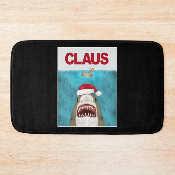 Item preview, funny christmas santa claus shark reindeer humor designed and sold by BenjaminThiba.