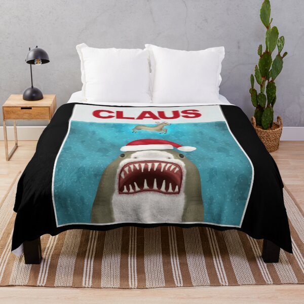 Item preview, funny christmas santa claus shark reindeer humor designed and sold by BenjaminThiba.