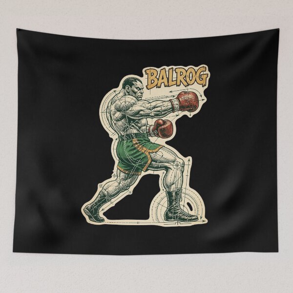 Item preview, Balrog Street Fighter Design, Balrog The Boxer Artwork, Street Fighter Balrog Graphic, Balrog Fighting Game Art, Boxing Fighter, Turn Punch, Dash Straight, Dash Upper, Arcade Gaming Gift, Capcom fan designed and sold by Typologystudios.