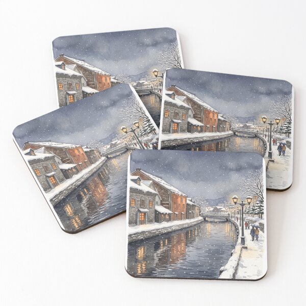 Item preview, A snowy night designed and sold by SoraPetals.