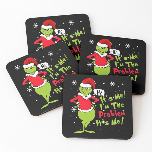 Item preview, funny grinch christmas quote it’s me i’m the problem holiday parody designed and sold by BenjaminThiba.