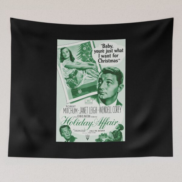Item preview, Holiday Affair  Movie Poster Retro Christmas Art designed and sold by RosemarieKelpin.
