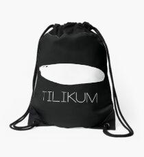 Tilikum Orca Eyepatch Drawstring Bag