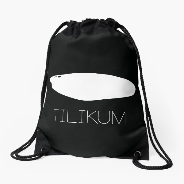 Tilikum Orca Eyepatch Drawstring Bag