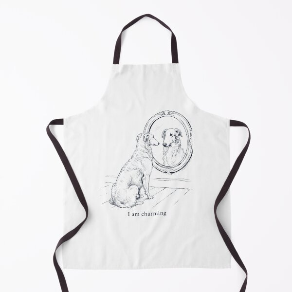 Item preview, Borzoi I Am Charming Mirror Meme Dog Lover designed and sold by dian-rody-crest.