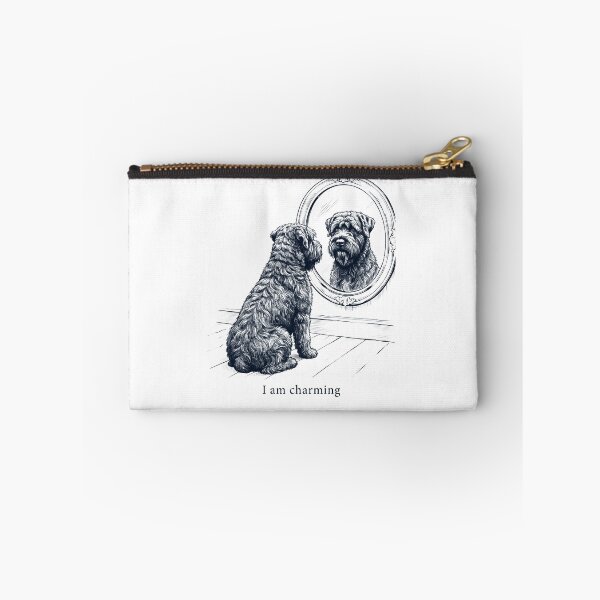 Item preview, Bouvier des Flandres I Am Charming Mirror Meme Dog Lover designed and sold by dian-rody-crest.