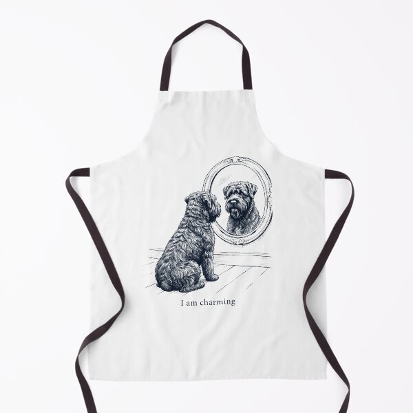 Item preview, Bouvier des Flandres I Am Charming Mirror Meme Dog Lover designed and sold by dian-rody-crest.