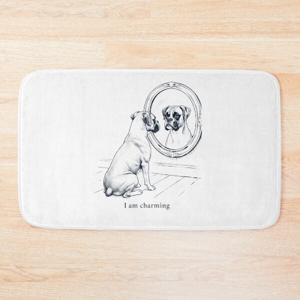 Item preview, Boxer Dog I Am Charming Mirror Meme Dog Lover designed and sold by dian-rody-crest.