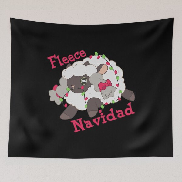 Item preview, Fleece Navidad Cute Sheep Holiday Lights designed and sold by RosemarieKelpin.