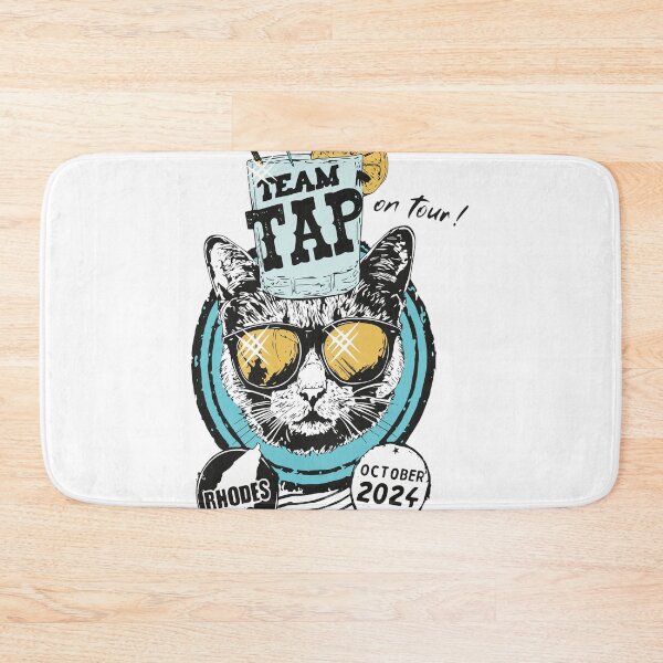 Item preview, Cat sunglasses 'TEAM TAP on Tour' Rhodes 2024 designed and sold by RosemarieKelpin.