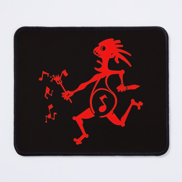 Item preview, Red Abstract Running Figure with Musical Notes Graphic designed and sold by Hector-Studio.