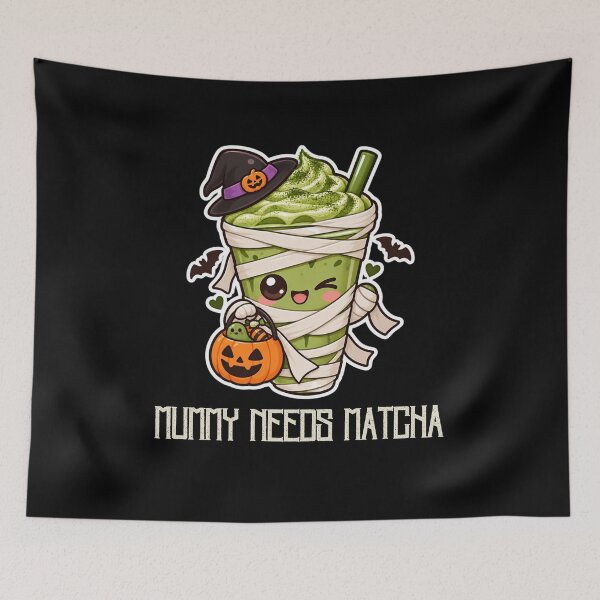 Item preview, Mummy Needs Matcha Halloween designed and sold by thebest-2studio.