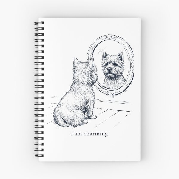 Item preview, Cairn Terrier I Am Charming Mirror Meme Dog Lover designed and sold by dian-rody-crest.