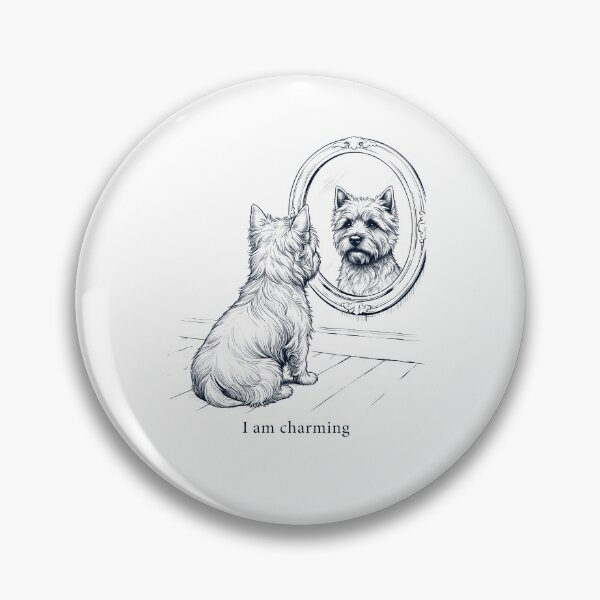 Item preview, Cairn Terrier I Am Charming Mirror Meme Dog Lover designed and sold by dian-rody-crest.