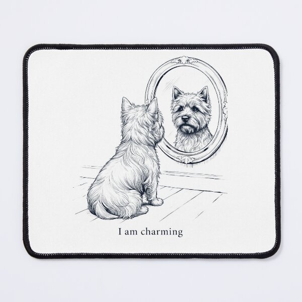 Item preview, Cairn Terrier I Am Charming Mirror Meme Dog Lover designed and sold by dian-rody-crest.