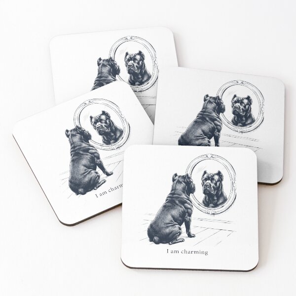 Item preview, Cane Corso I Am Charming Mirror Meme Dog Lover designed and sold by dian-rody-crest.