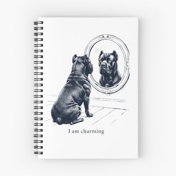 Item preview, Cane Corso I Am Charming Mirror Meme Dog Lover designed and sold by dian-rody-crest.