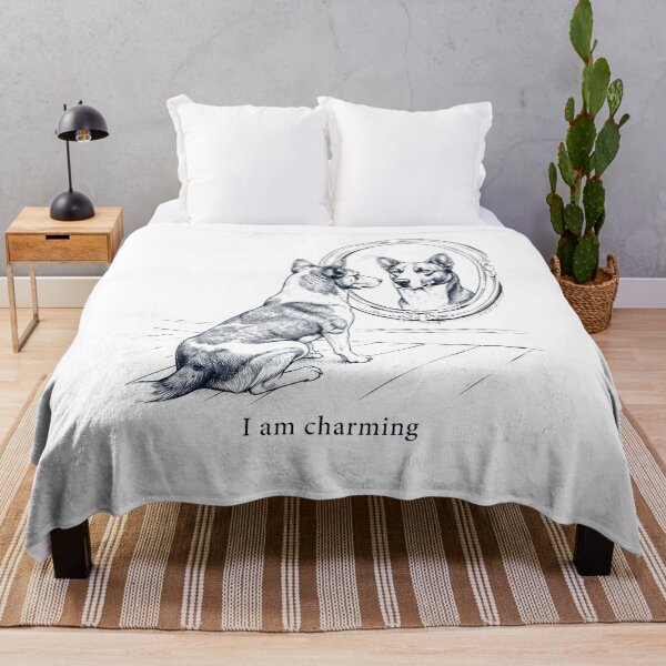 Item preview, Canaan Dog I Am Charming Mirror Meme Dog Lover designed and sold by dian-rody-crest.
