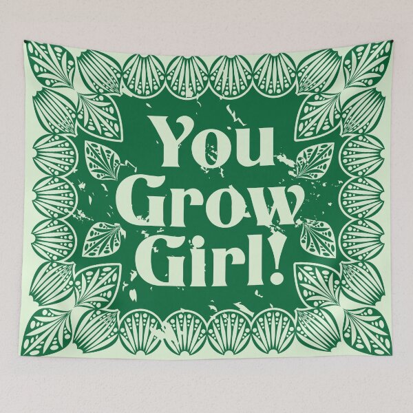 Item preview, You Grow Girl! designed and sold by JenDGraphicDesign.