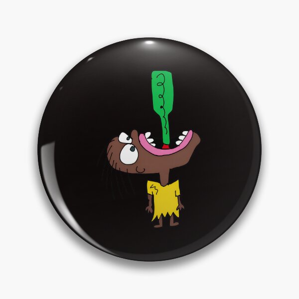 Item preview, Quirky Cartoon Character Drinking From Green Bottle designed and sold by Hector-Studio.